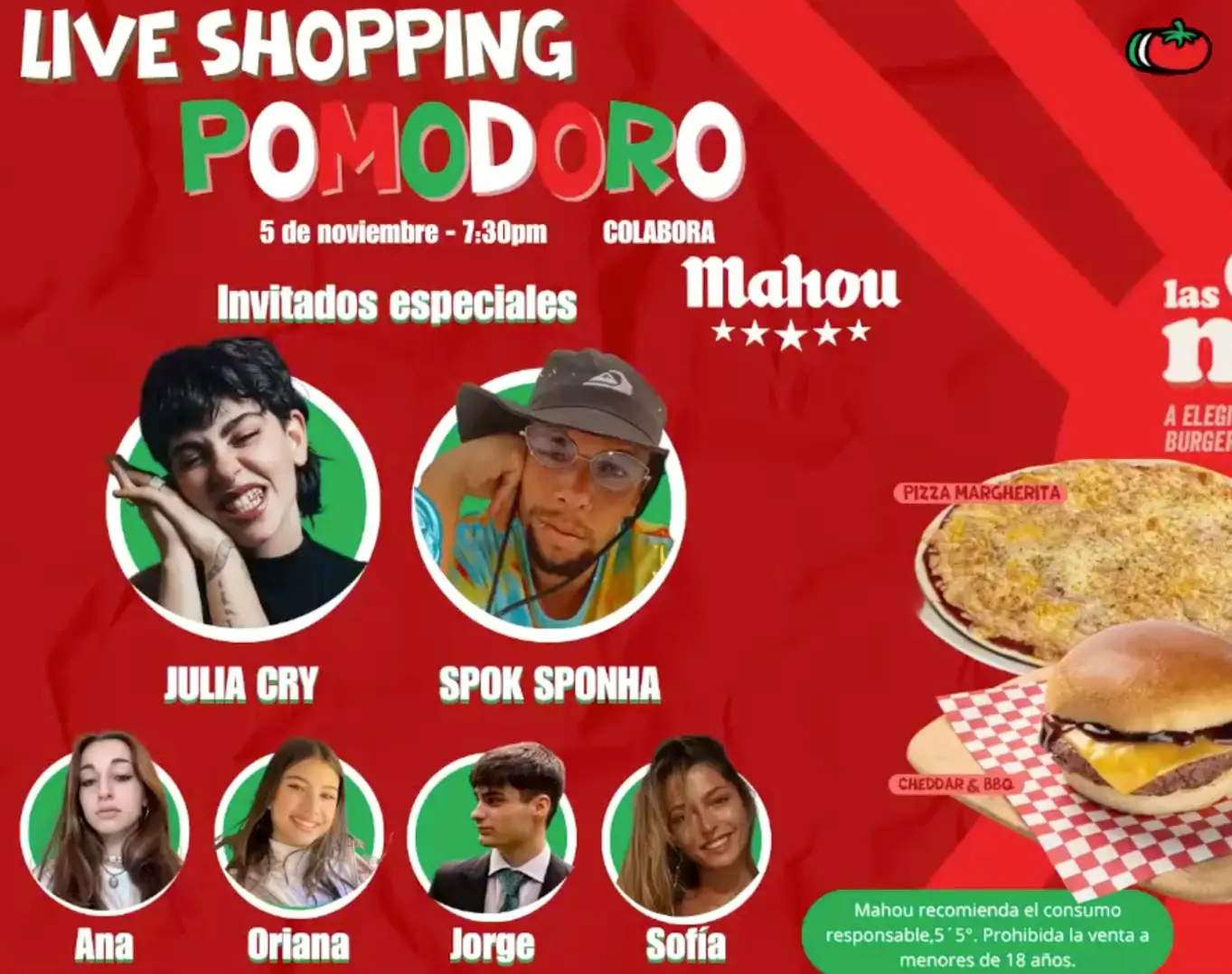 Pomodoro Live Shopping by The Jump Live